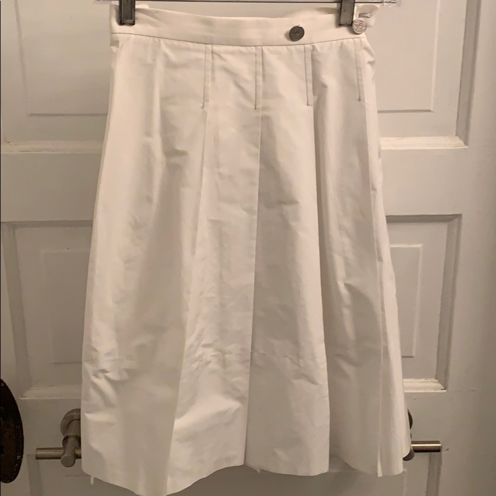 Gunex white pleated skirt (Italian)
